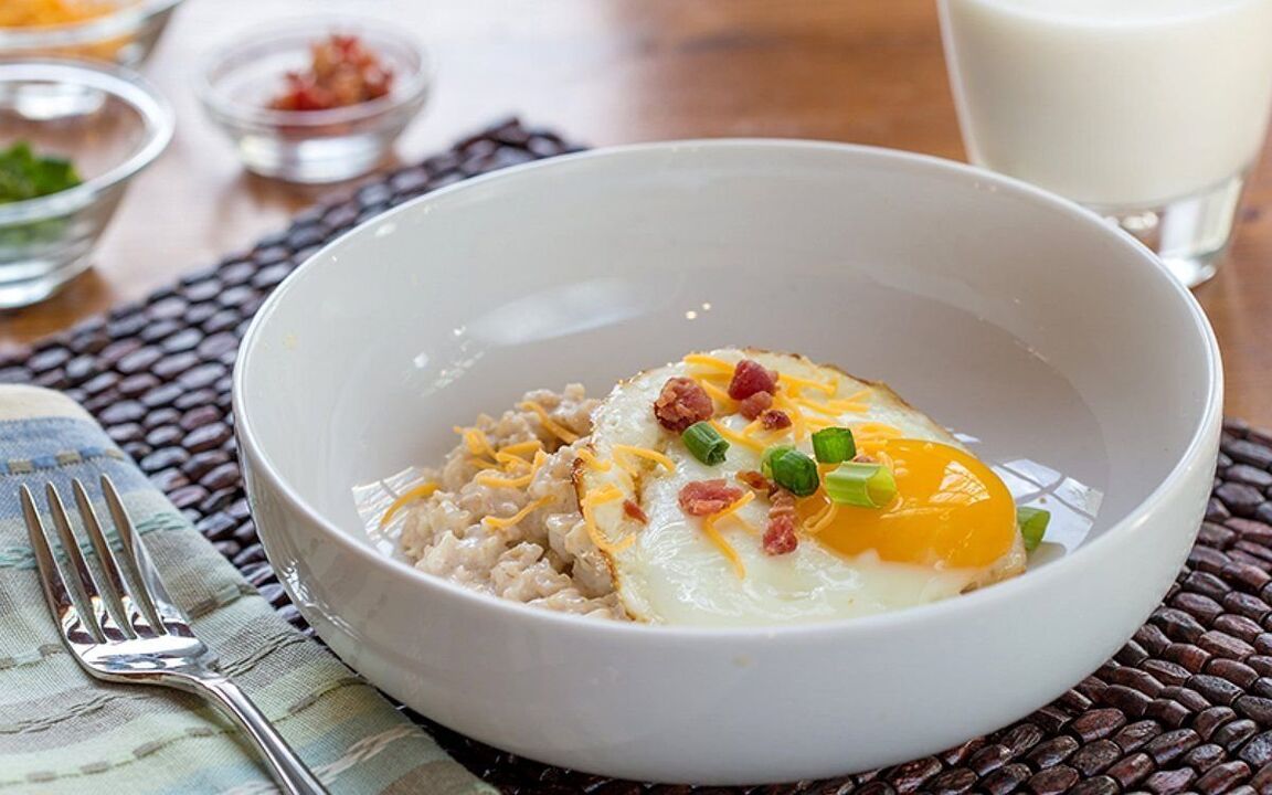燕麦片加水和炒鸡蛋是糖尿病的绝佳早餐